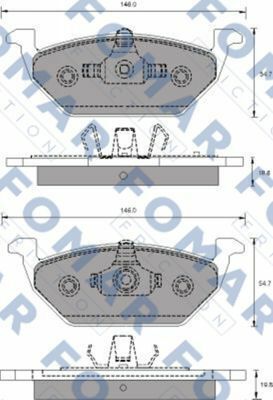 Колодки тормозные дисковые