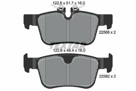 Колодки гальмівні (задні) Volvo S60 III/S90 II/ V60 II/ XC60 II 16- (Teves) Q+