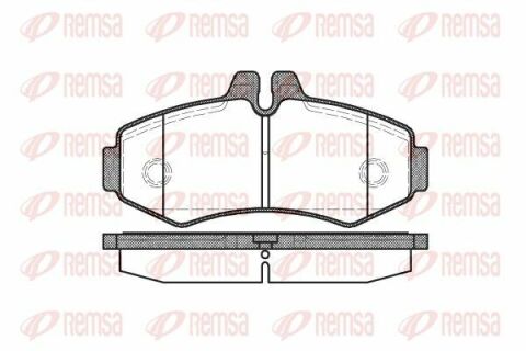 DB Тормозные колодки передние W638 Vito 96- DB Тормозные колодки передние W638 Vito 96-