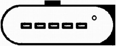 Витратомір повітря (5 конт.) AUDI A4/A6/A8/VW PASSAT 2.5TDi 00-05