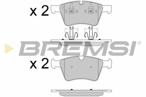 Тормозные колодки перед. MB X164 06-/W164 07-11 (ATE)