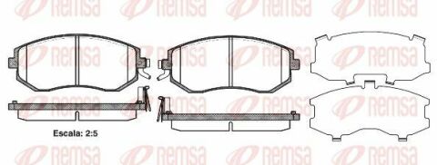 тормозные колодки передние forester(sg) 2.0,2.0s 02- impreza,legacy