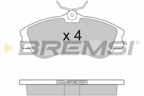 Тормозные колодки пер. Berlingo/Partner 96-01 (Lucas)