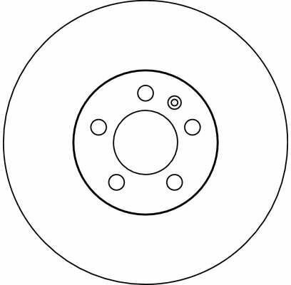 Гальмівний диск перед. Golf IV/Polo/Octavia/Fabia