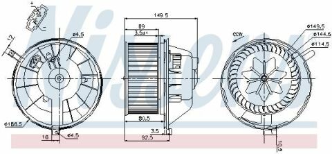 Вент.пічки  AI  A  3  S  3(03-)1.2  TFSI(+)[OE  1K2819015]