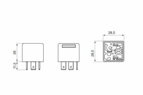 Реле багатофункціональне (24V) Daf/Iveco/MB/Renault/Volvo