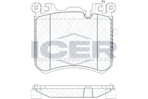 Колодки гальмівні (передні) BMW X5 (E70/F15/F85)/X6 (E71/E72/F16/F86)/Rolls-Royce Ghost 09-/Dawn 16 Колодки гальмівні (передні) BMW X5 (E70/F15/F85)/X6 (E71/E72/F16/F86)/Rolls-Royce Ghost 09-/Dawn 16