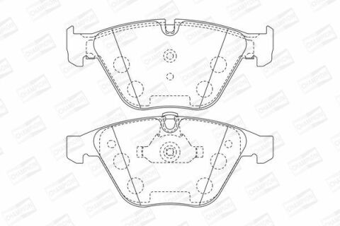 Гальмівні передні колодки 320-325 E90 BMW