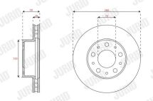Диск тормозной передн.jumper,fiat ducato,boxer 06- Citroen