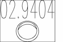 Монтажне кільце вихлопної системи (металеве) (D (внутр) - 43,6мм; D (наружн) - 51мм; Висота-4 мм) Монтажне кільце вихлопної системи (металеве) (D (внутр) - 43,6мм; D (наружн) - 51мм; Висота-4 мм)