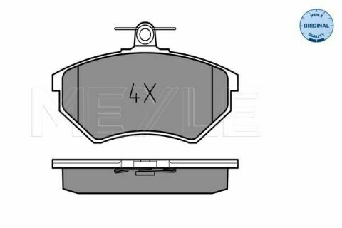 Колодки тормозные (передние) VW Caddy II/Golf II-IV/Passat -04