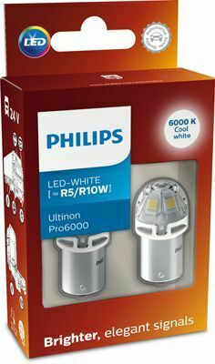 24805CU60X2 (PHILIPS) R5W/R10W LED white Ultinon Pro6000 24V