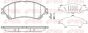 Колодки тормозные передние Suzuki SX4 S-Cross, Vitara, 1,4–1,6 2013–, фото 1 - интернет-магазин Auto-Mechanic
