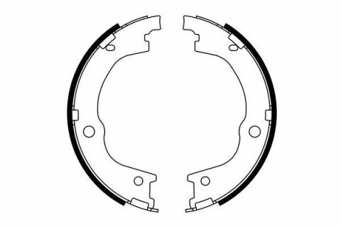 Тормозные колодки ручного тормоза Trajet