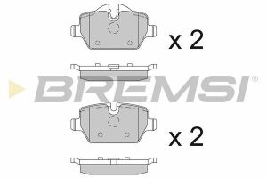 Гальмівні колодки зад. BMW 3(E90)/1(E81) 04-13 (TRW)