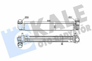 KALE RENAULT Интеркулер Fluence,Grand Scenic III,Megane III 1.5dCi 08-