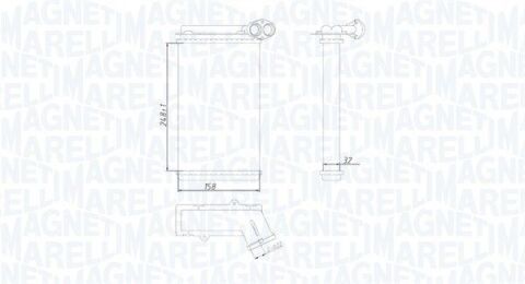 Радиатор печки Sharan,Seat Alhambra,Ford Galaxy 95-