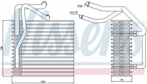 Випарник  PT  PARTNER(96-)1.1  i(+)[OE  6444.B9]