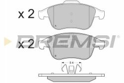 Тормозные колодки пер. Megane III 08-/Scenic 09-(ATE) Тормозные колодки пер. Megane III 08-/Scenic 09-(ATE)
