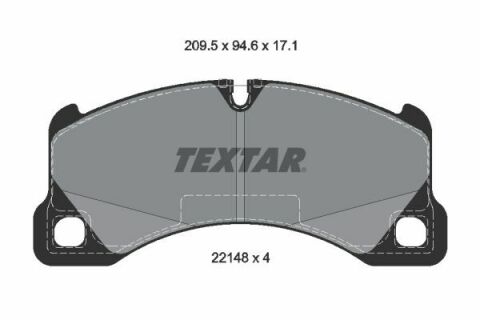 Колодки гальмівні (передні) Porsche Cayenne/Cayenne Coupe 17- (Brembo)