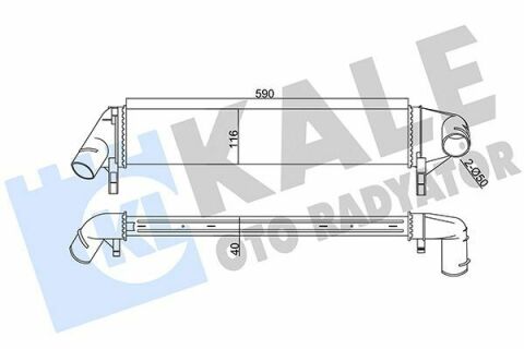 KALE RENAULT Intercooler Duster, Logan, Sandero 1.5dCi 06-