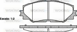 Гальмівні колодки пер. Toyota RAV4 06- (139,1x56x17,5) Гальмівні колодки пер. Toyota RAV4 06- (139,1x56x17,5)