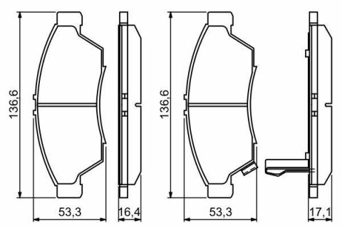 Тормозные колодки передние LIANA 1.3I-1.6I 06/02 SUZUKI