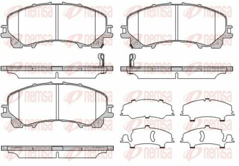 Колодки гальм. передні x-trail 1.6dci 13-,infiniti q50