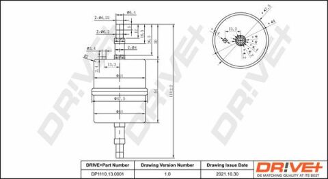 DP1110.13.0001 Drive+ - Фільтр палива