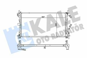 KALE FORD Радіатор охолодження Focus 1.8DI/TDCi 99-