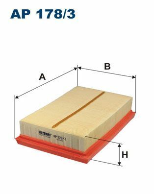 FILTRON CITROEN Фільтр повітряний C1 II 1.0 14-, PEUGEOT, TOYOTA (178*118*40)