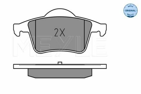 Колодки тормозные (задние) Volvo S60 00-10/S70 97-00/S80 98-06/V70 95-08/XC70 Cross Country 97-07