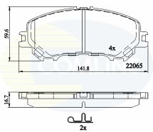Гальмівні колодки дискові