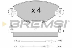 Тормозные колодки пер. Citroen C5 01- (Bosch)
