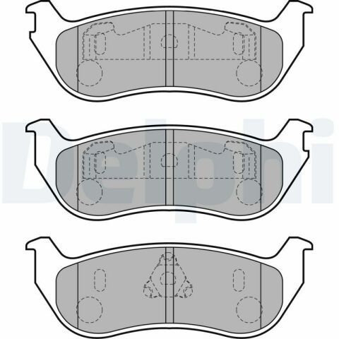 тормозные колодки задние cherokee 01-