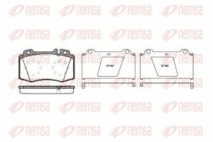 Тормозные колодки перед. (17,2mm) DB W203/220