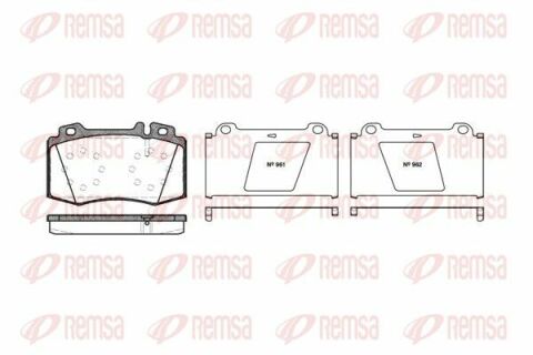 Тормозные колодки перед. (17,2mm) DB W203/220