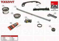 Комплект цепи ГРМ Nissan Almera 1.5, 1.8 2000–, Primera 2.0 2002– Комплект цепи ГРМ Nissan Almera 1.5, 1.8 2000–, Primera 2.0 2002–