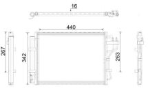 Радiатор кондицiонера HYUNDAI I10 1.0/1.2 Радiатор кондицiонера HYUNDAI I10 1.0/1.2