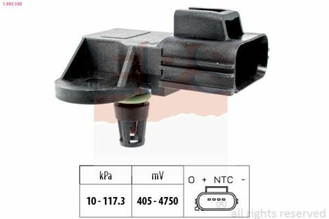 EPS Датчик тиску та температури VOLVO S40/V50, FORD C-Max, S-Max, Focus 1,8/2,004-, Mondeo 1,8/2,000-.