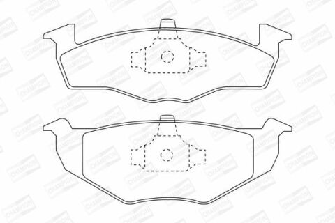 Колодки гальмові передні Golf III, Polo 95- VW