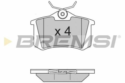 Тормозные колодки зад. Caddy/Golf/Octavia (TRW)