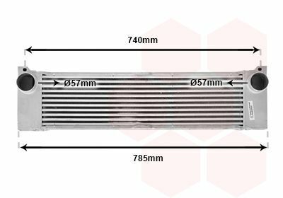 Радиатор интеркулера MB Vito CDI 03-