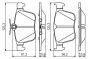 Комплект задних тормозных колодок Golf VII, AUDI A3 13- VW, фото 5 - интернет-магазин Auto-Mechanic