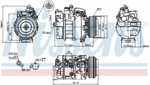 Компресор  OP  ZAFIRA  A(99-)2.0  TD(+)[OE  93176859]