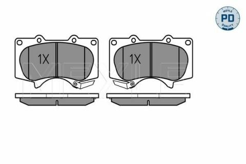 Колодки гальмівні (передні) Toyota Land Cruiser/Lexus GX 02- (Sumitomo)