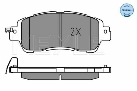 Колодки гальмівні (передні) Mazda 2 1.5 14-