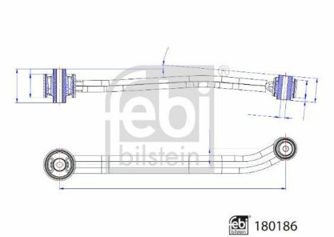 Важіль підвіски (задній/знизу) (R) Jeep Compass/Renegade 14-