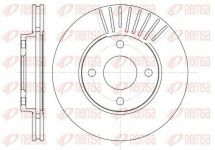 Диск гальмівний передній Mazda 2, Ford Focus 98–
