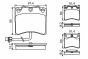 Колодки тормозные (передние) VW T4 90-03 (+датчик), фото 17 - интернет-магазин Auto-Mechanic